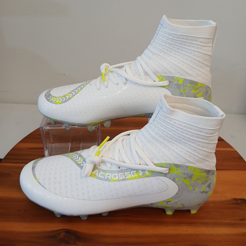 Under Armour UA Highlight 2 MC‎ Mens 9.5 Lacrosse Cleats Football 3028659-100